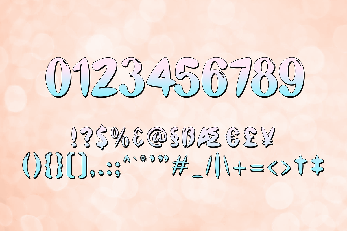 Kowane - Graffiti Bubble Font, a Sans Serif Font by Valentino Vergan (Photo 9 of 10)
