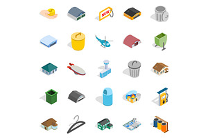 City Infrastructure Icons Set