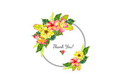 Tropical Flower Set, an Illustration by Mona Monash (Thumbnail 12 of 12)