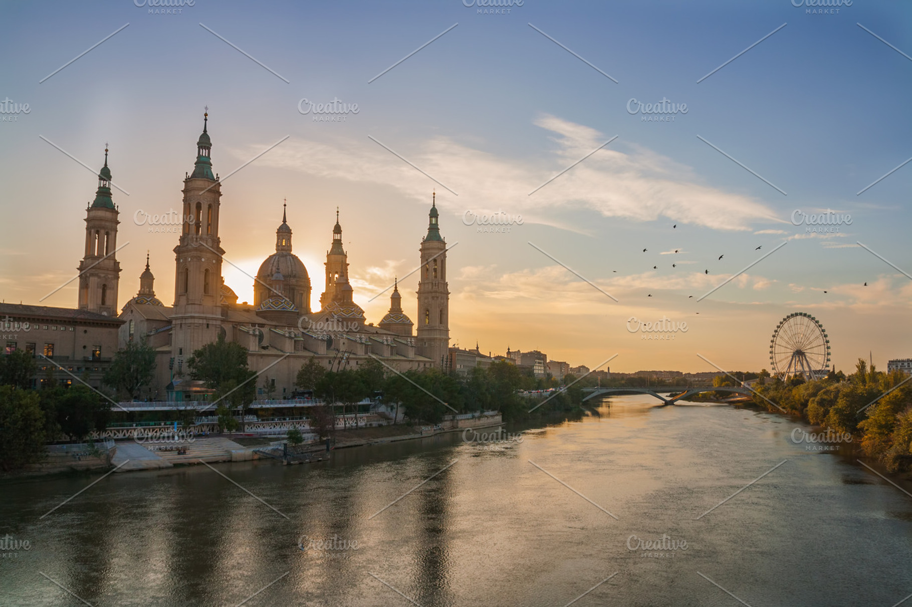 nearly evening in zaragoza, an Architecture Photo by robcar