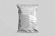 Potato Chips Snack Package Mockup, a Packaging Mockup by graphypix (Thumbnail 4 of 4)