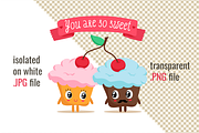 Sweet cupcakes, an Illustration by Zhe Vasylieva (Thumbnail 3 of 4)