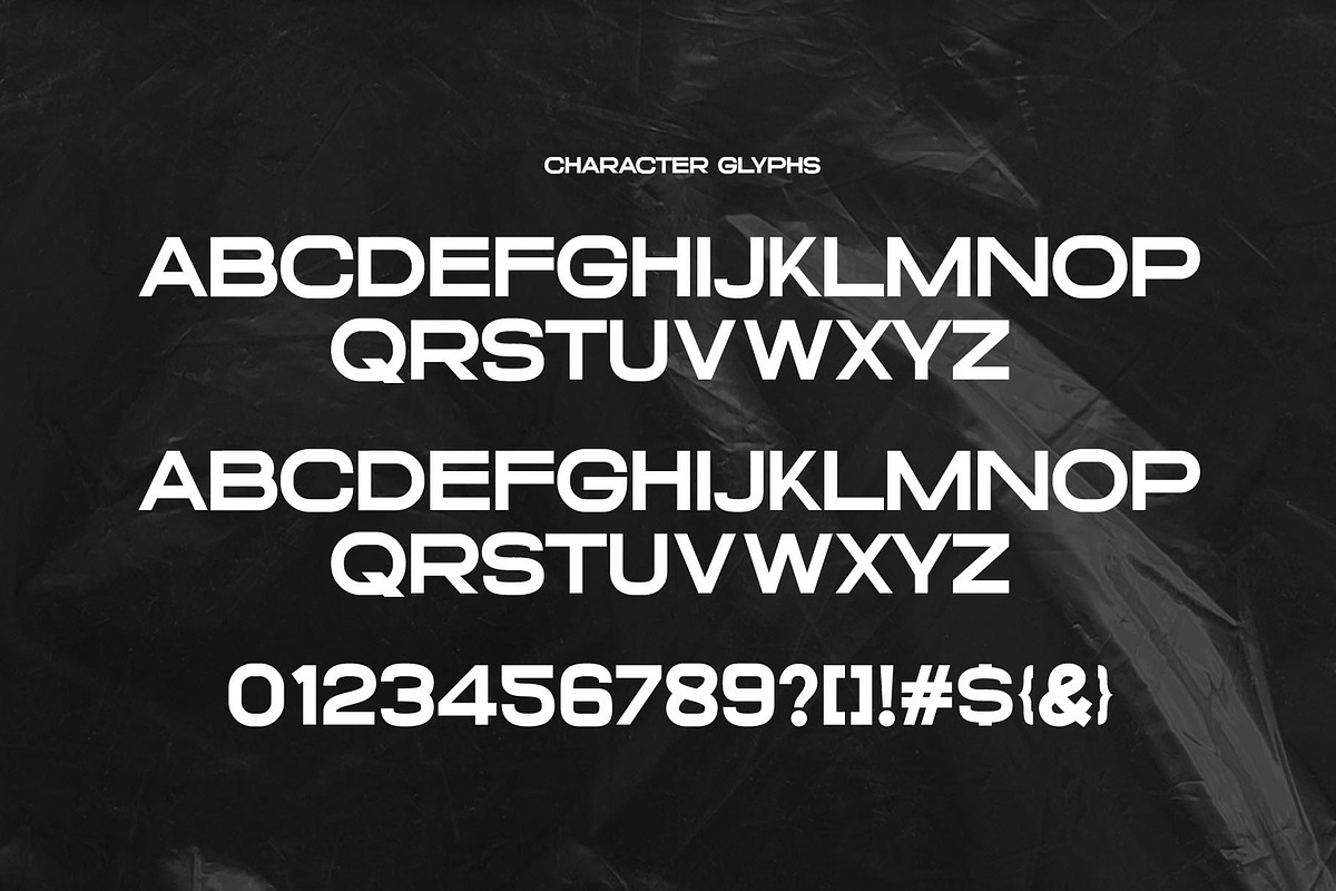 New Expanded Opentype Font, a Sans Serif Font by Graphicxell (Photo 5 of 7)