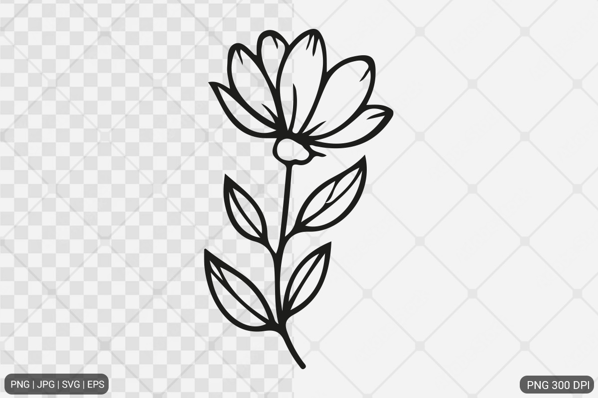 Floral Design SVG PNG Bundle, an Illustration by Actual Pixel (Photo 3 of 22)