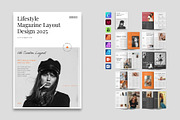 Lifestyle Magazine Template, a Magazine Template by ElvinPrint (Thumbnail 1 of 9)