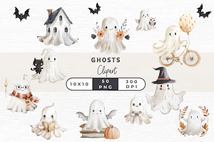 Cute Ghost Clipart