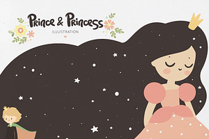 Prince & Princess Illustration