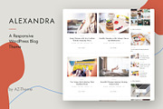 Alexandra - WordPress Blog Theme, a WordPress Template by AZ-Theme (Thumbnail 7 of 11)