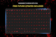 PNG Cutout Blood Splatters Effects, an Object Graphic by Mikel Blazgad (Thumbnail 7 of 10)