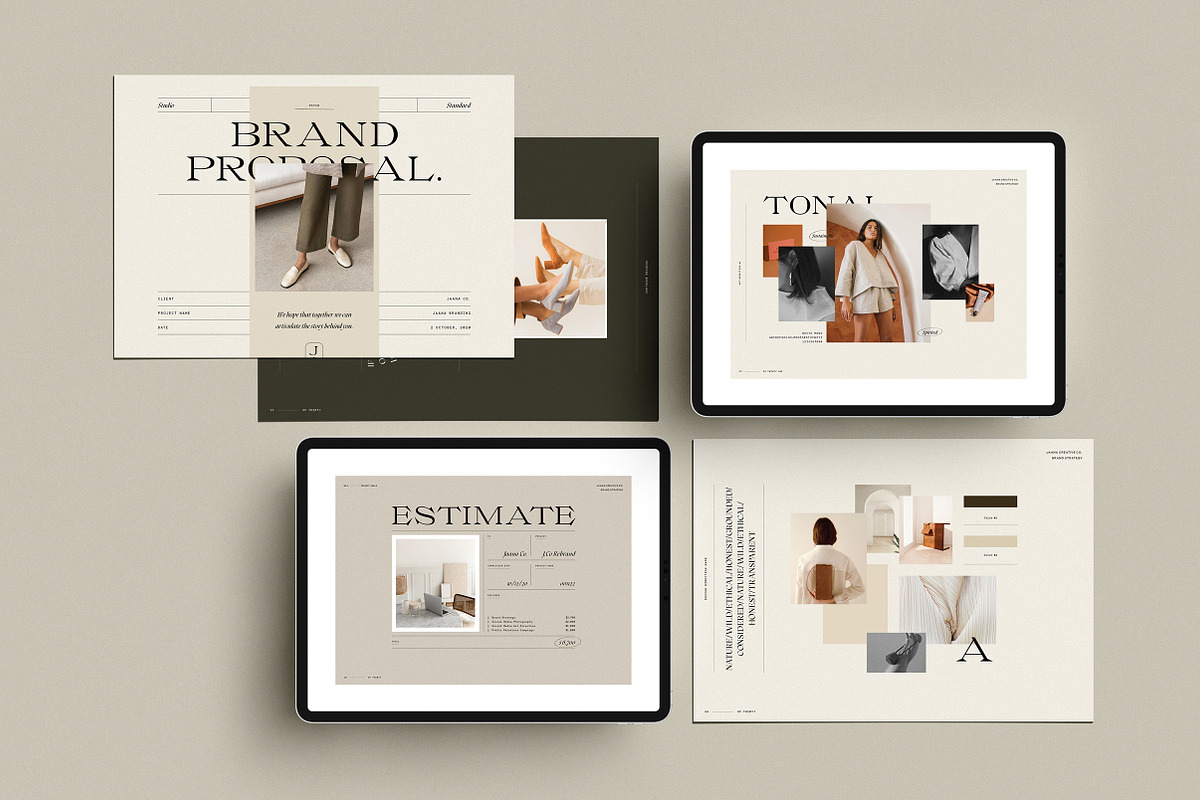 Proposal with Concept Boards, a Presentation Template by Studio Standard (Photo 1 of 15)