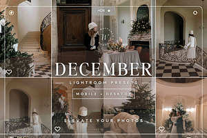 25 Christmas Lightroom Presets, a Preset Add-On by TheWayfarerShoppe