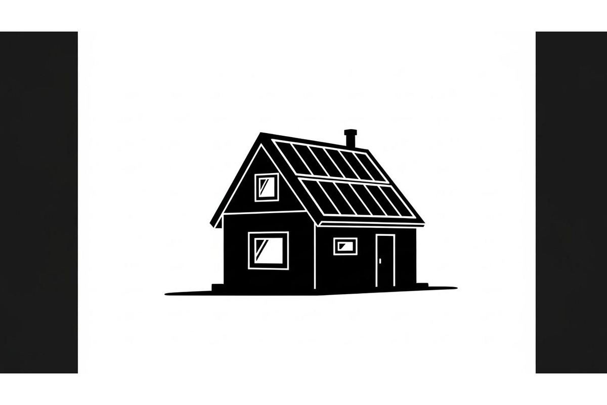Eco Friendly Solar Home Silhouettes, a Graphic by musafir_fashion (Photo 4 of 13)