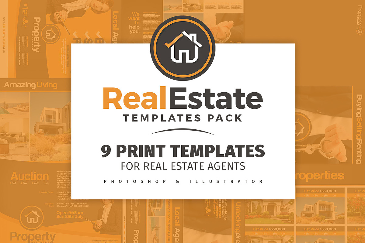 Real Estate Brochure Template Pack, a Brochure Template by BrandPacks (Photo 1 of 16)