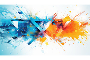 design poster dynamic background ai, an Abstract Photo by pikepicture