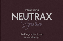 Neutrax | Modern Sans Serif Font