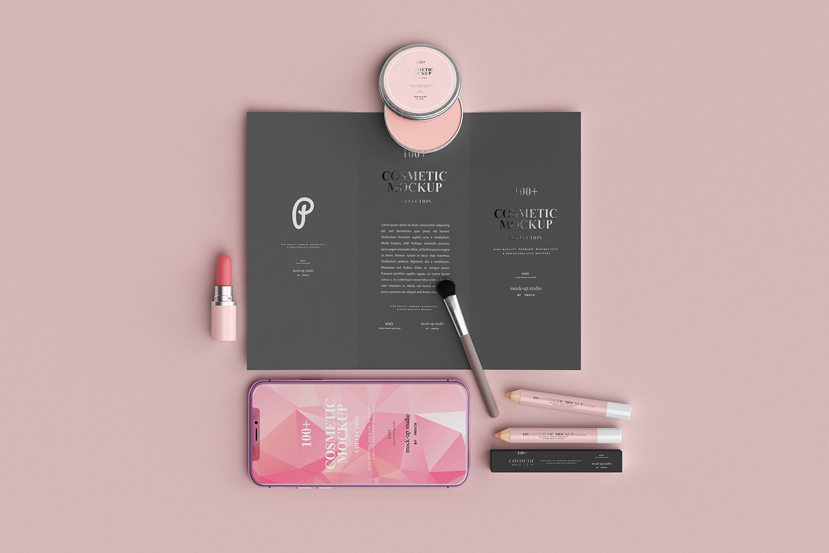 100+ Cosmetic Mock-up Collection, a Pens & Pencil Mockup by pmvch (Photo 95 of 100)