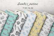 Ocean | Vector line art collection, an Illustration by Navenzeles (Thumbnail 8 of 11)