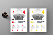 Minimal Clean Business Flyer Design, a Flyer Template by mijli (Thumbnail 2 of 19)