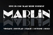 Marlin, a Slab Serif Font by rulihoki studio (Thumbnail 1 of 5)