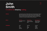 Reskee Resume Bootstrap 4 Template, a Bootstrap Template by Cardeo (Thumbnail 3 of 4)