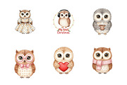 Cute Little Owl Clipart Sublimation, an Illustration by SinaCreation (Thumbnail 4 of 7)