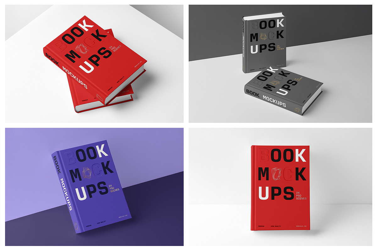 Studio Book Mockups Soft & Hardcover, a Books & Magazine Mockup by Mr.Mockup™ (Photo 8 of 15)