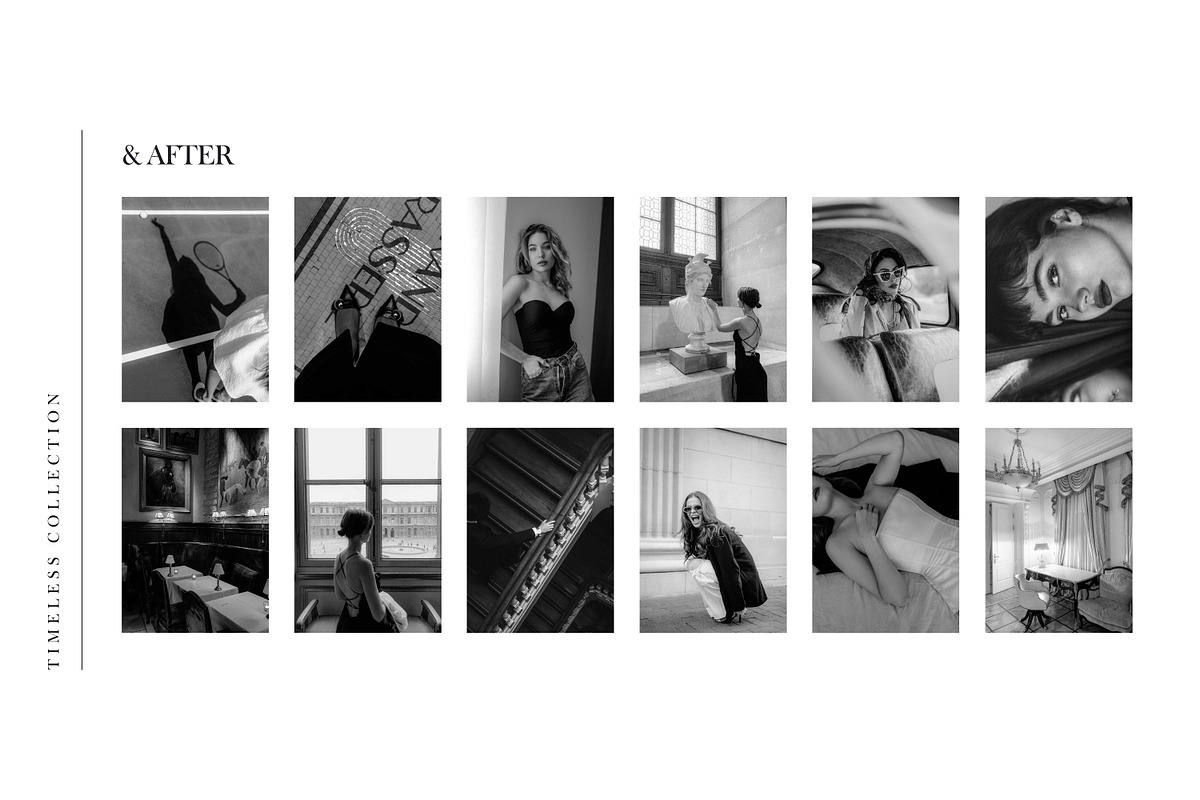 5 B&W LR Presets + Video LUTs, a Preset Add-On by TheWayfarerShoppe (Photo 4 of 17)
