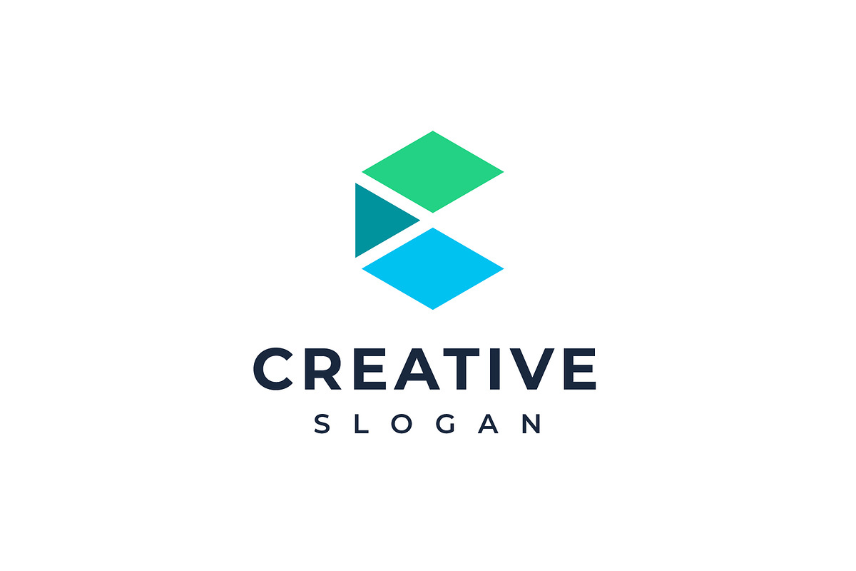 Modern geometric letter C logo, a Branding & Logo Template by brandphant