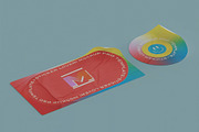 Custom Shape Sticker Mockup, a Packaging Mockup by skybluecreative (Thumbnail 1 of 3)