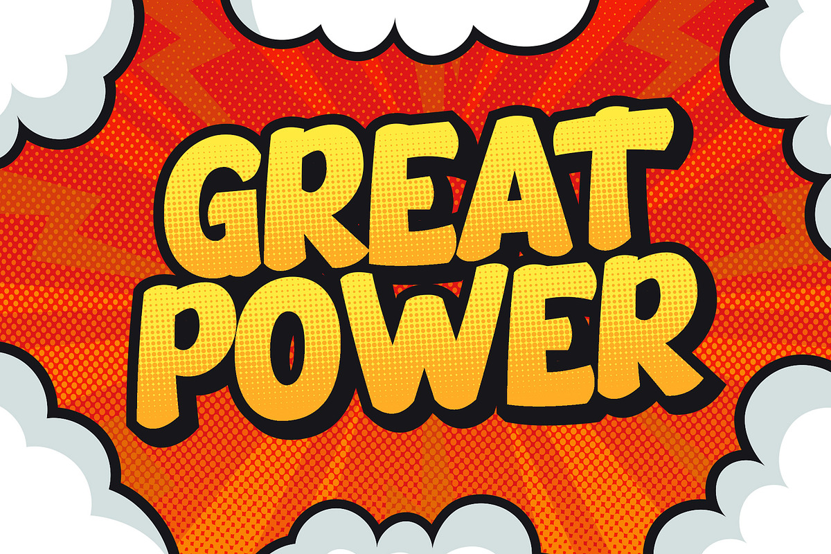 Smack Boom a Cartoon Font, a Font by Blankids Studio (Photo 2 of 8)
