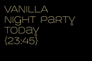 Vanyla 4F Unicase Thin, a Font by 4th february type foundry (Thumbnail 4 of 4)