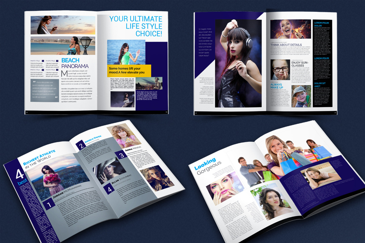 Lookbook / Fashion Magazine, a Magazine Template by artico (Photo 5 of 6)
