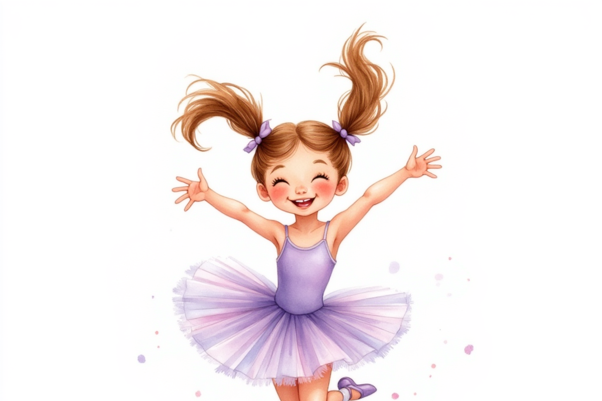 Ballerina Clipart Bundle, a Person Illustration by PLUM&FIGS (Photo 1 of 13)