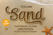 Sand Photoshop Action, an Action Add-On by Designdell (Thumbnail 1 of 4)