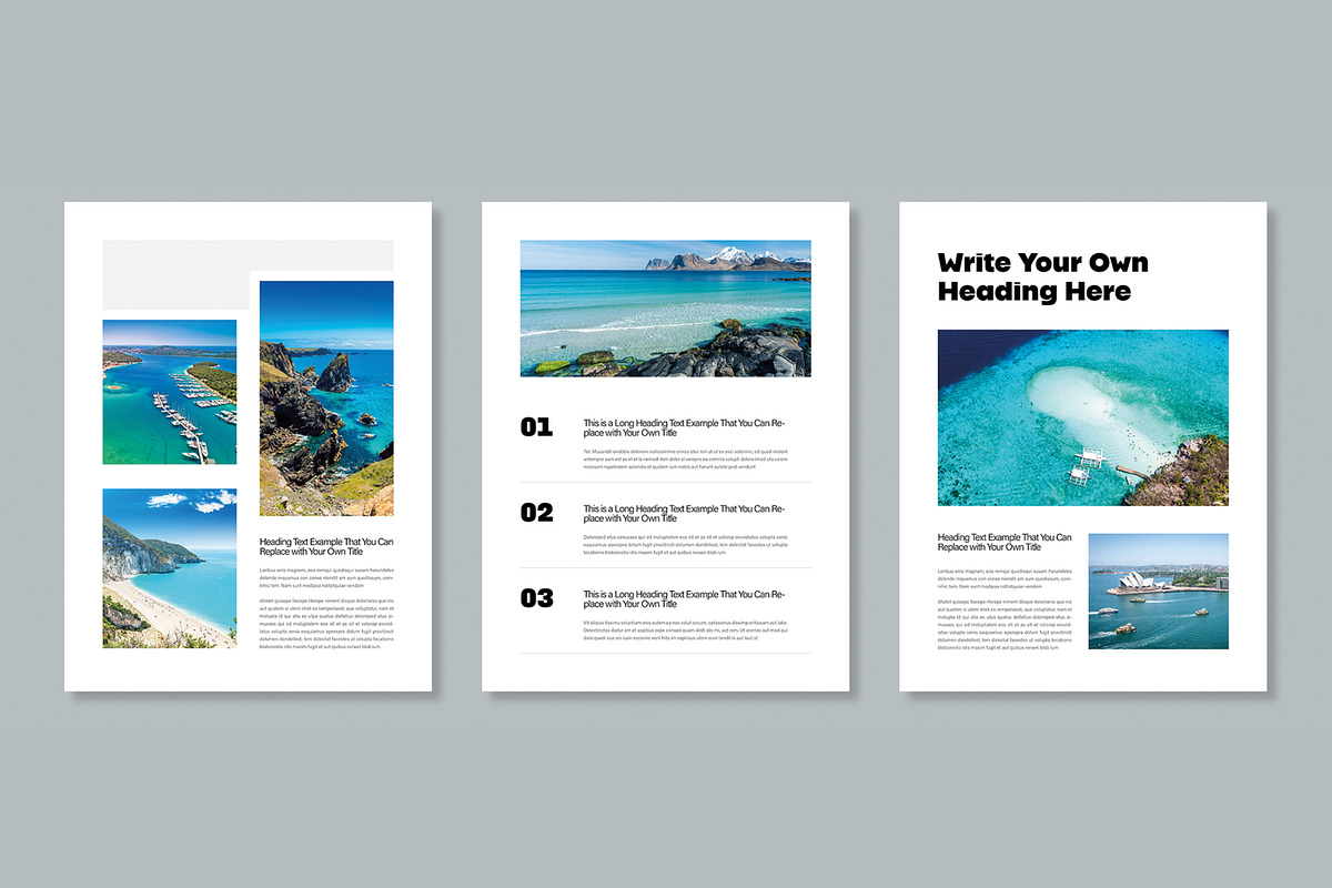 Travel Ebook Magazine Template preview 5