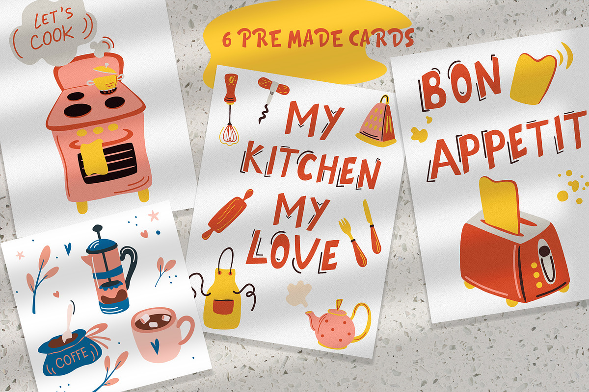 Kitchen tools. Cooking Time. Clipart, an Object Graphic by PawLoveArt (Photo 8 of 12)