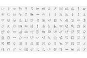 2200 vector sketch icons mega pack, an Outline Icon by Visual Generation (Thumbnail 11 of 21)