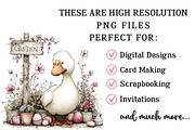 Whimsical Easter Goose Clipart, an Illustration by OK Design (Thumbnail 4 of 6)