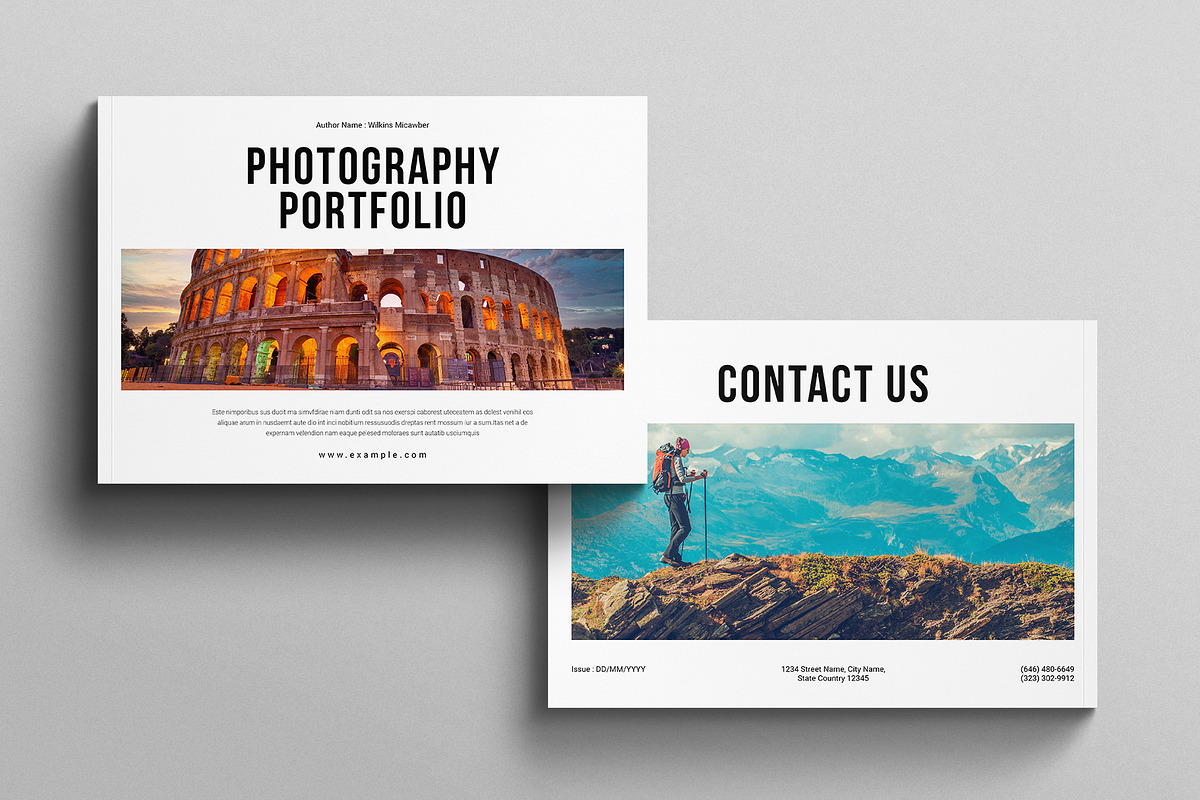 Photography Portfolio Landscape, a Brochure Template by E-Type (Photo 7 of 7)