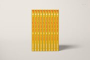 Buckram Hardcover Book Mockup, a Books & Magazine Mockup by creatsy5 (Thumbnail 14 of 23)