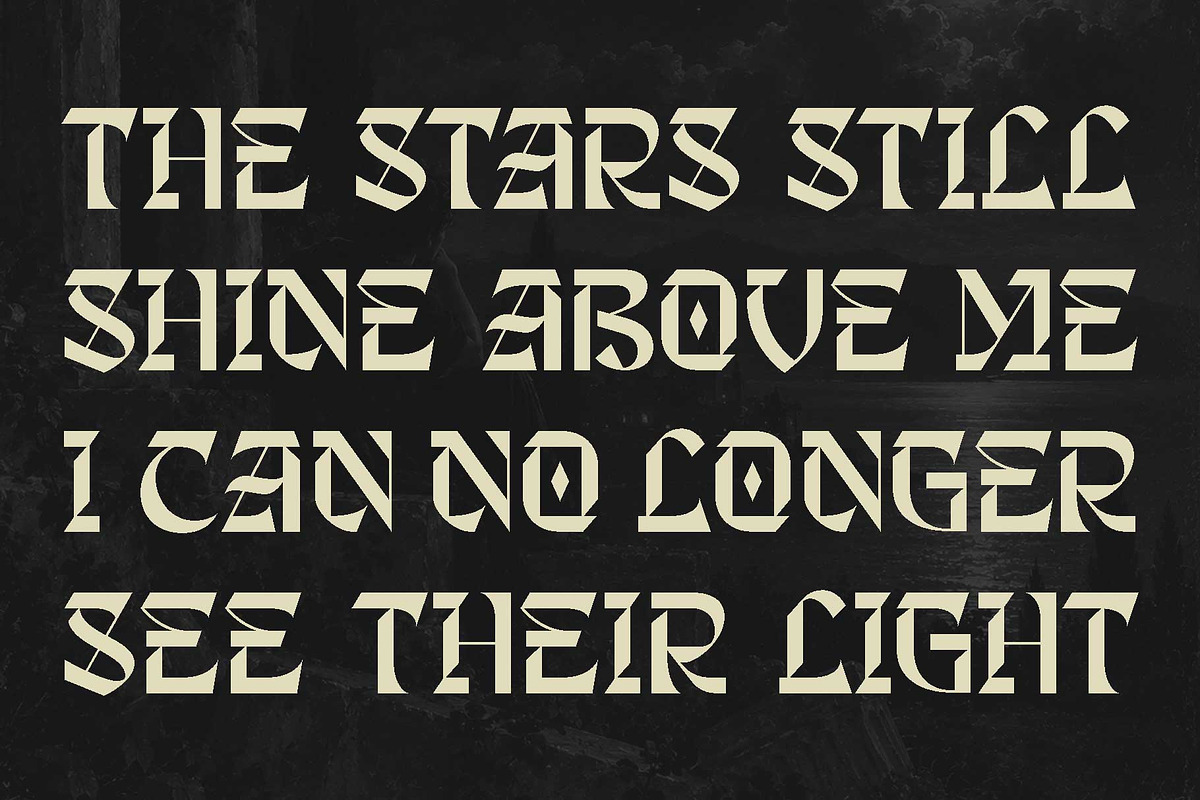Shingeku – Modern Blackletter, a Blackletter Font by Arterfak Project (Photo 13 of 15)