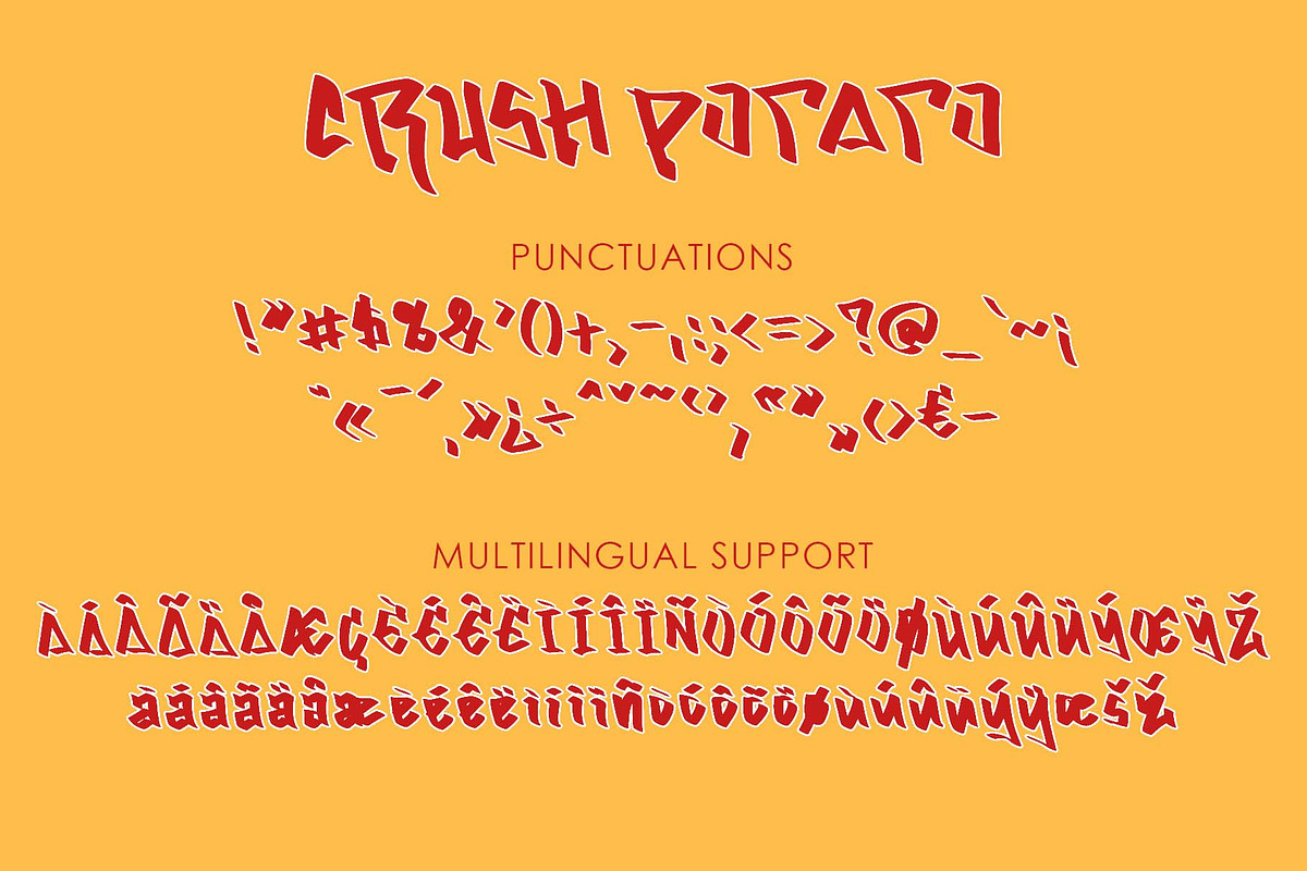 Crush Potato, a Handwritten Font by Yoga Letter (Photo 8 of 8)