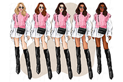 Fashion girls 53 clipart png, a Person Illustration by Parinaz Wadia Design (Thumbnail 7 of 9)
