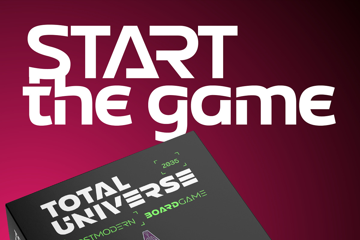 Stellar font family Exelancer, a Sans Serif Font by popskraft (Photo 7 of 8)