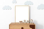 Frame Mockup Bundle Kids - 14, a Print Template by Mockup Shop (Thumbnail 4 of 21)