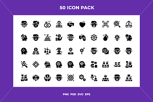 Human relations icons, an Outline Icon by Wencory