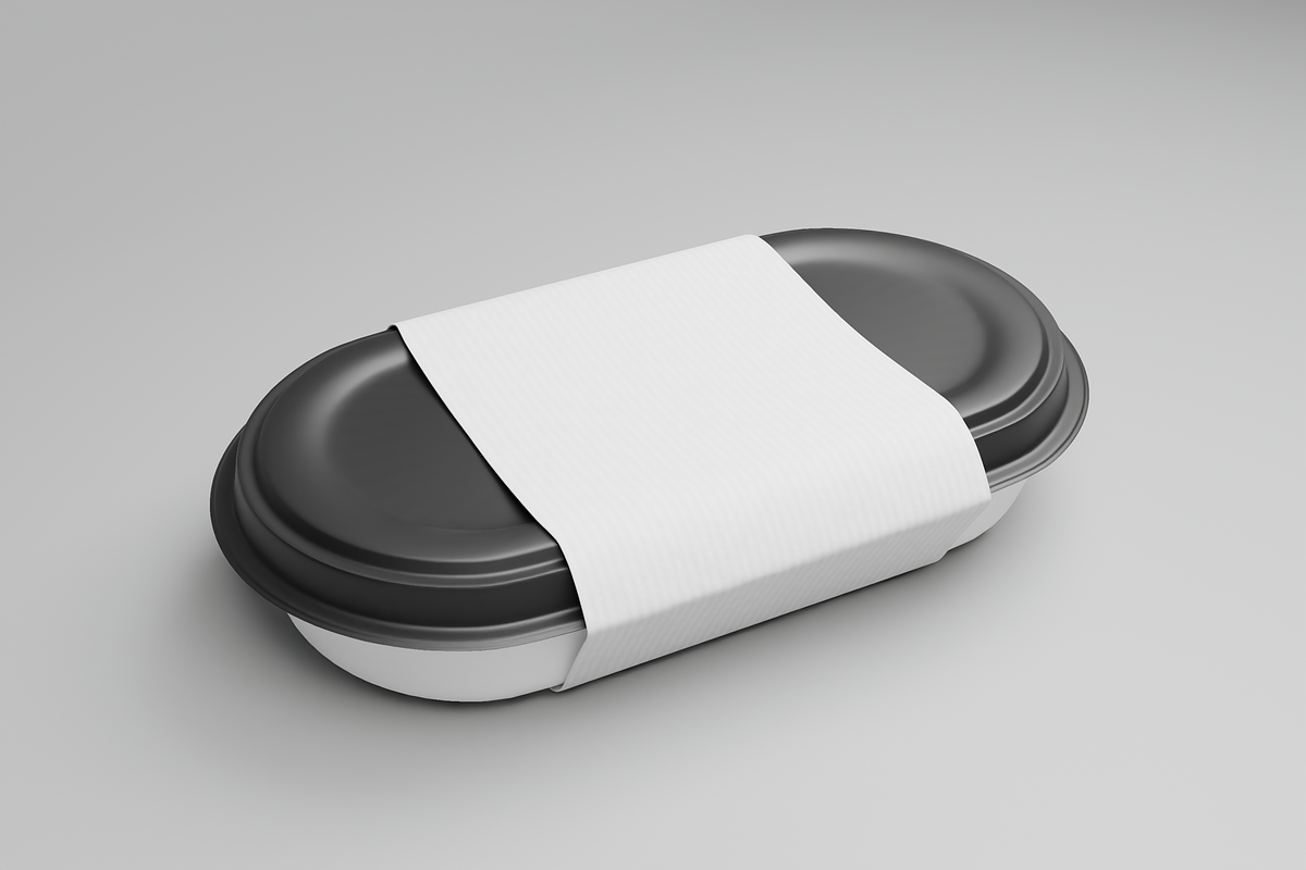 Food Container 3D Model Mockup, an Object 3D Model by Dudukbersama (Photo 1 of 2)