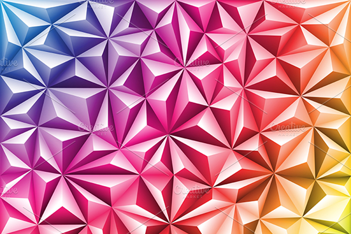 Triangle Mosaic Patterns, a Pattern Graphic by TAlex