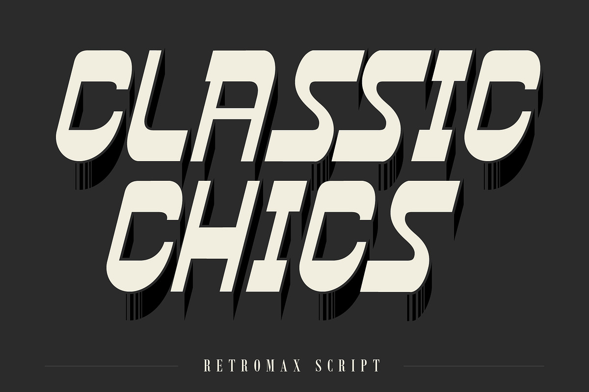 Retromax | Reverse Contrast Script, a Script Font by Debut Studio (Photo 13 of 18)