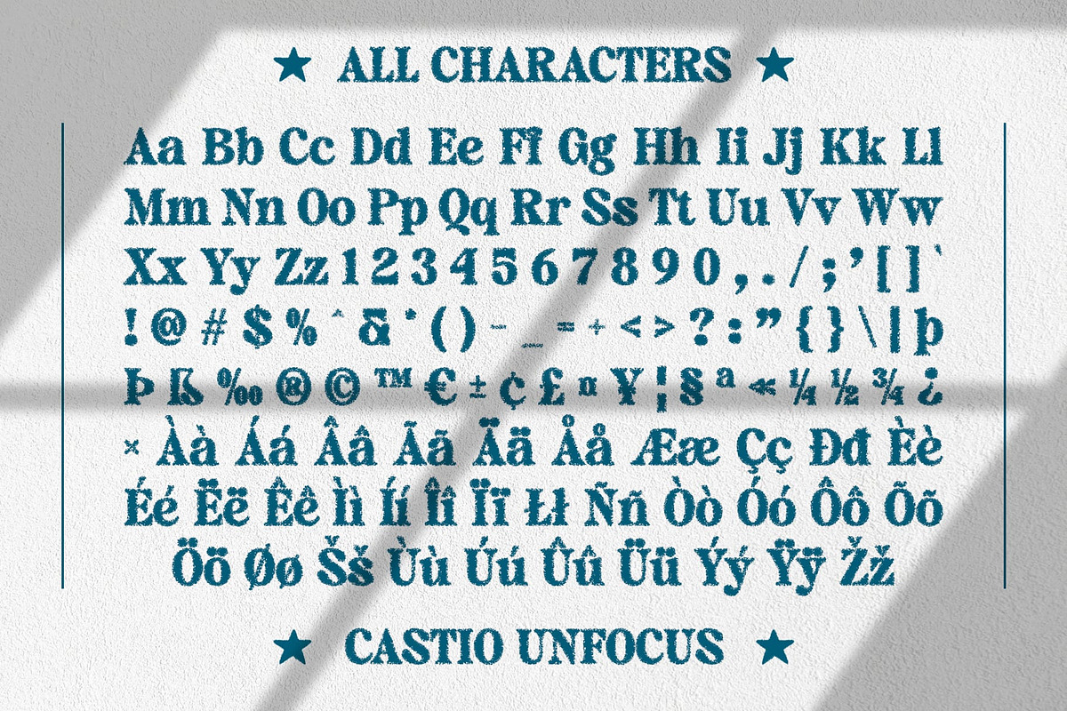 Castio Unfocus, a Serif Font by Craft Supply Co. (Photo 8 of 8)